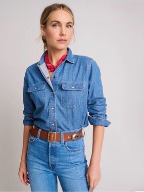 UNTUCKit Denim Snap Shirt